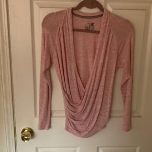 Muk Luks size small pink top